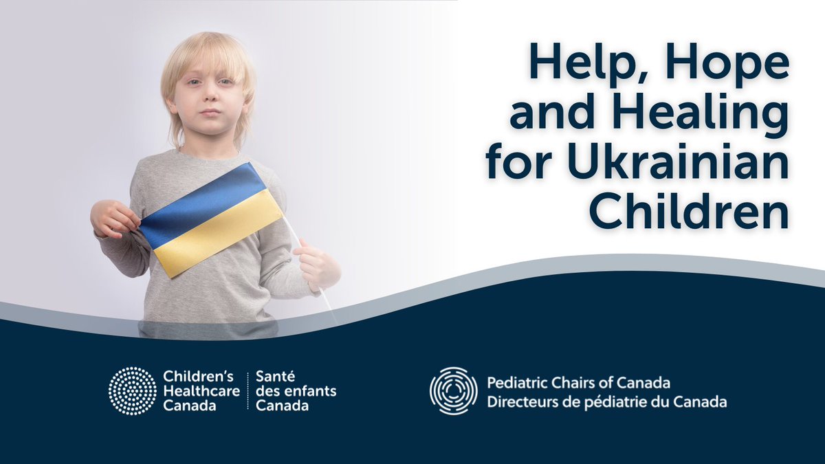 ChildHealthCan's tweet image. @ChildHealthCan &amp;amp; @PedChairsCan are collaborating with @UNICEFCanada to facilitate fundraising to address several urgent children’s healthcare priorities in Ukraine. Donations will help UNICEF meet these urgent needs in Ukraine.
Visit unicef.ca/CHCforUkraine to learn more.