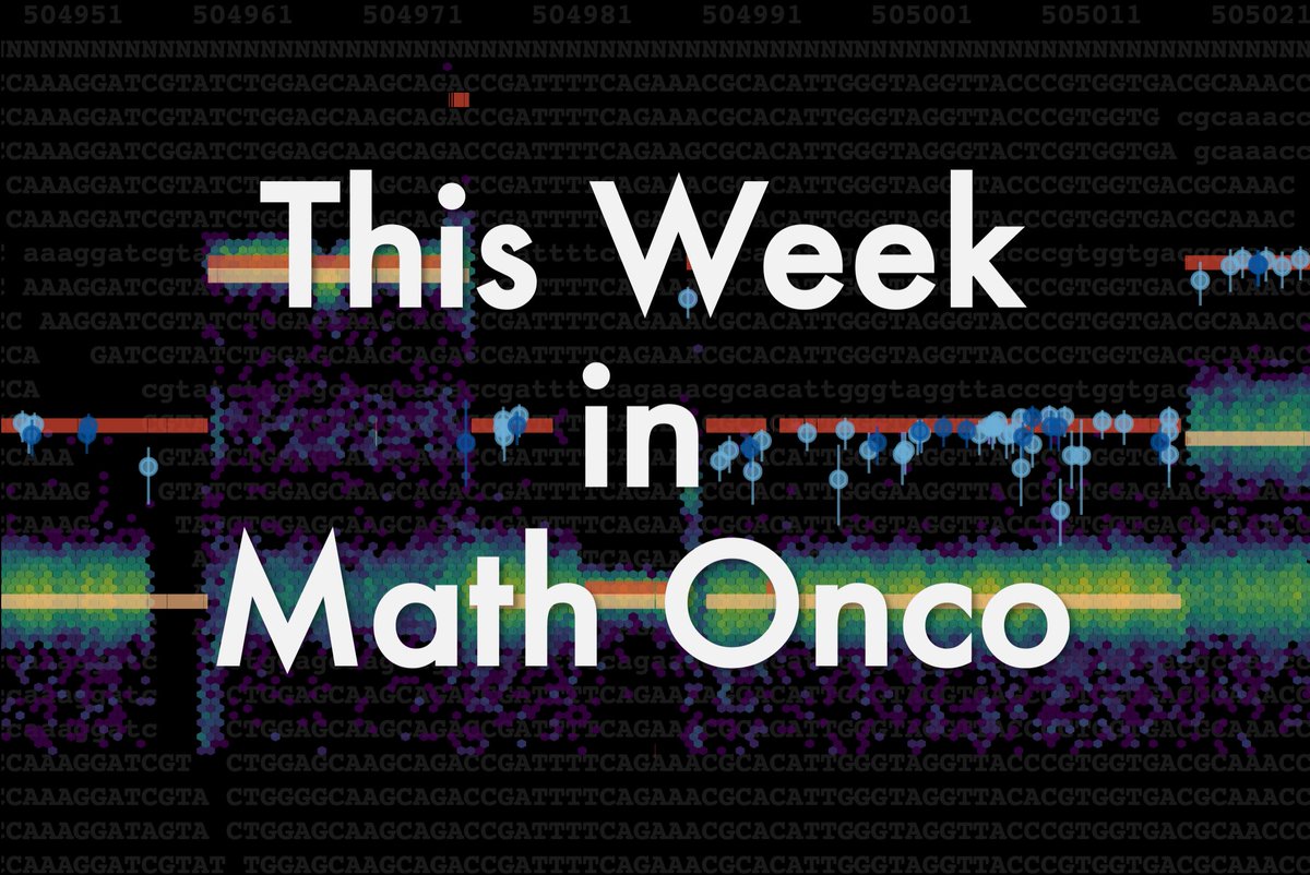 This week in #MathOnco 1⃣9⃣9⃣

<ecological theory, personalization, genetic drift, predictive uncertainty, ... >

thisweekmathonco.substack.com/p/this-week-in…

Artwork: @zeunas & @VanLooLab 💯