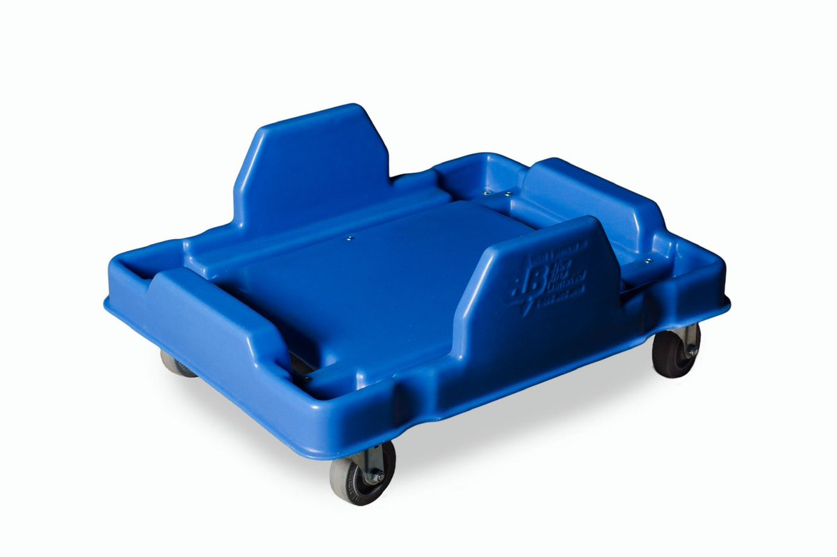 Our Plastic dollie provides an easy roll out of bins when packing and moving.