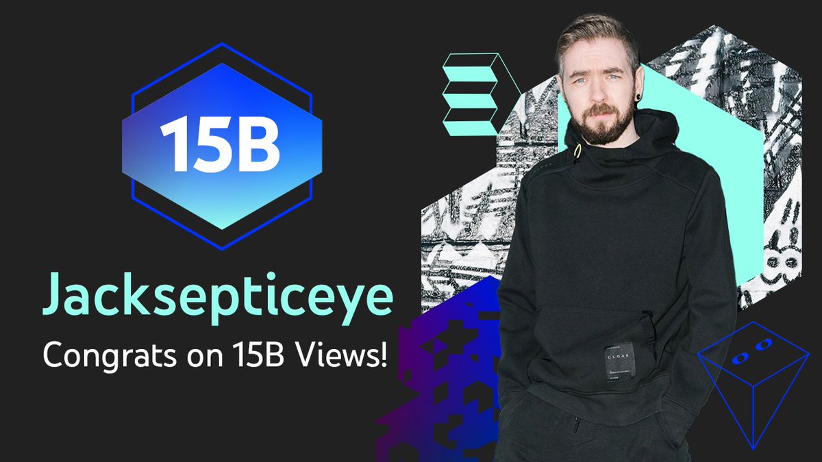 More views on your channel than there are people in the world 🤯 A HUGE congrats @JackSepticEye on reaching 15B channel views 👀 🎉
➡️ youtube.com/c/jacksepticeye