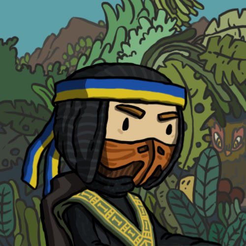 We created the first mfer of the ninja mfers collection with Ukraine &amp; peace in our hearts 💕 ☮️

100% of the proceeds from this auction will be donated to @ukraine.

Auction for this legendary mfer starts now &amp; will go on for 48hrs.

With love &amp; peace…

opensea.io/assets/0xfb3cf…