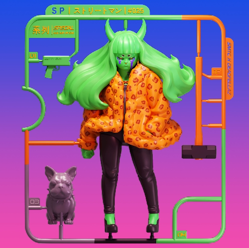 Street Man Toy Club just announced they're doing a generative collection and yes, you should 100% be joining the <a href="/SMTC_NFT/">SMTC</a> Discord...

Check out this <a href="/Deadfellaz/">Deadfellaz</a> piece they did of <a href="/betty_nft/">BETTY</a>  in the past, now owned by <a href="/MechNuggets/">MechNuggets</a>