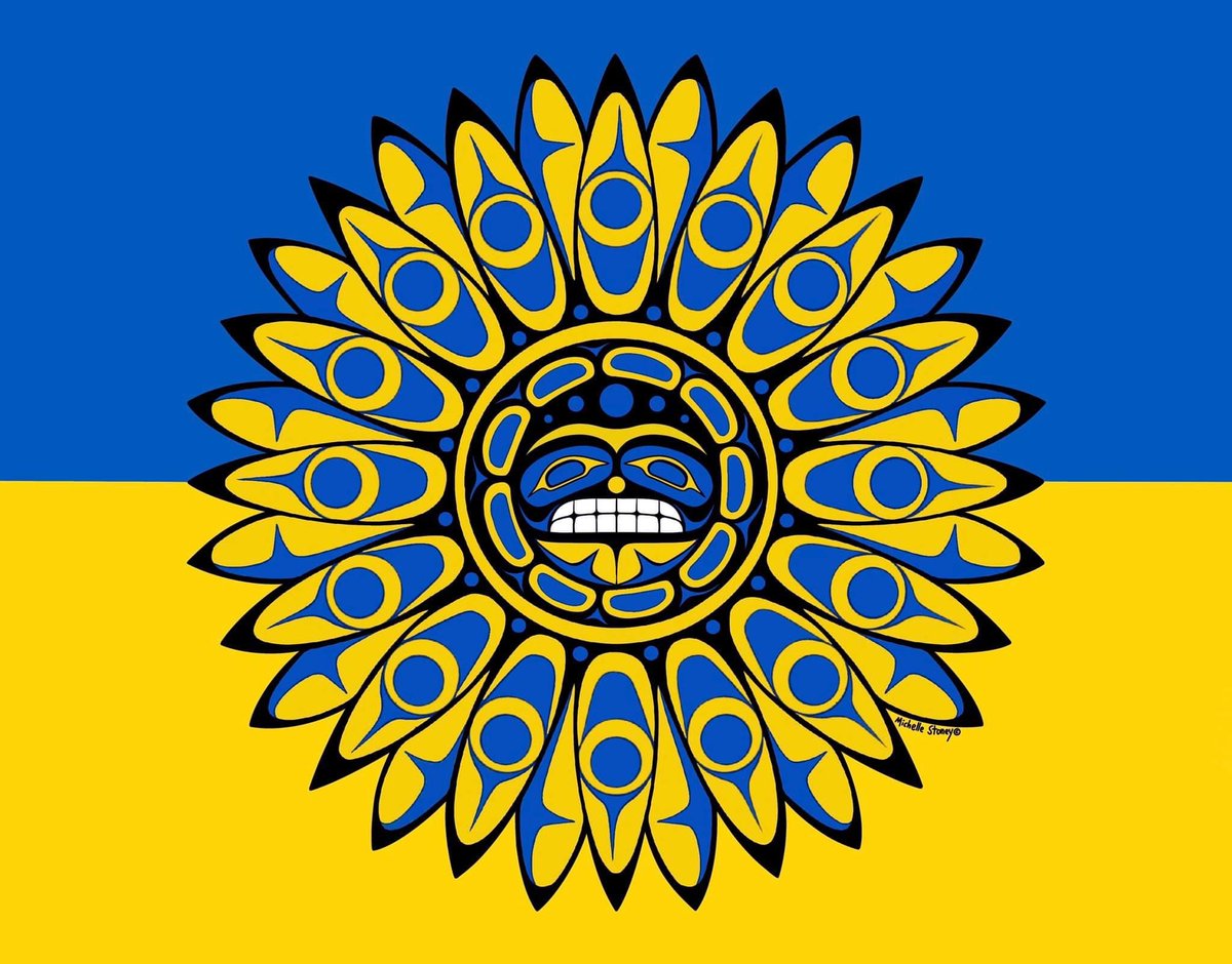 Mace Martial Arts (@vajravisions) on Twitter photo SUNFLOWER POWER🌻- the National flower and icon of Ukraine - a plant domesticated and farmed by Indigenous people in North America for over 7,000 years! ALL domesticated varieties of Sunflower come from the "Americas."
Design by Michelle Stoney , Gitxsan artist
<a href="/mstoneyart/">Michelle Stoney</a> SUNFLOWER POWER🌻- the National flower and icon of Ukraine - a plant domesticated and farmed by Indigenous people in North America for over 7,000 years! ALL domesticated varieties of Sunflower come from the "Americas."
Design by Michelle Stoney , Gitxsan artist
<a href="/mstoneyart/">Michelle Stoney</a>