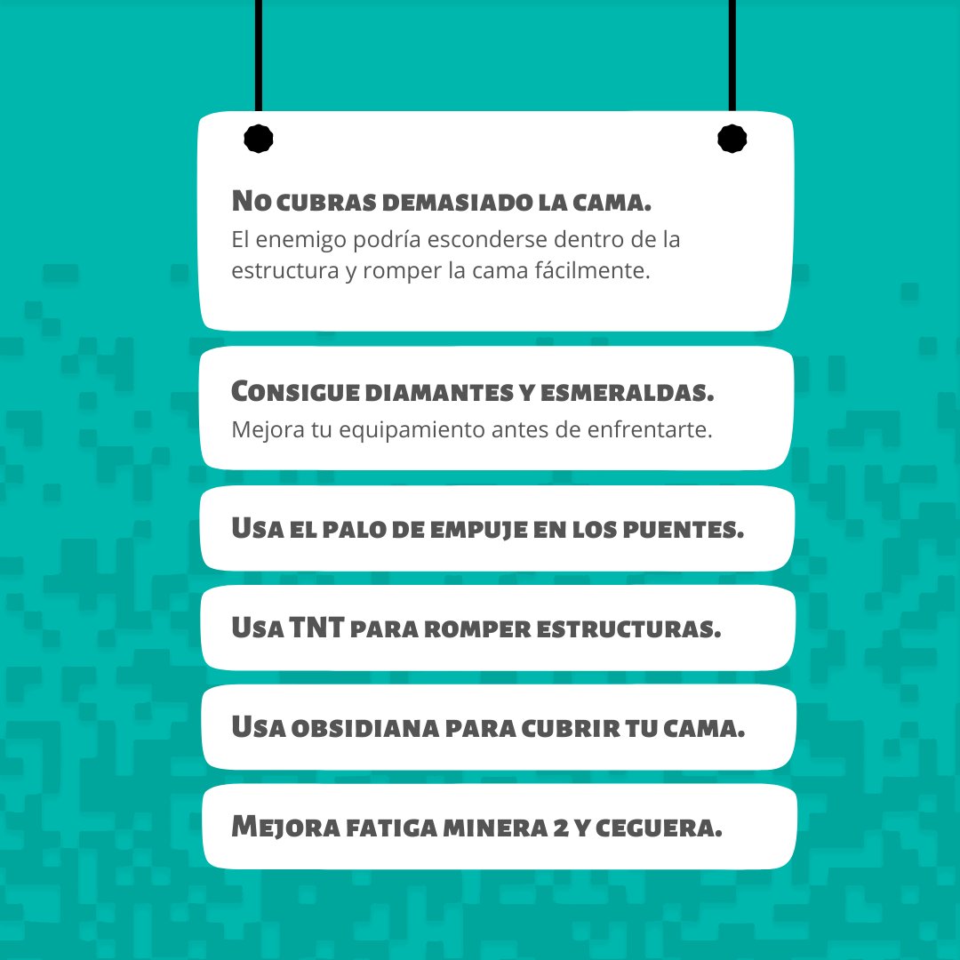 LegendityES's tweet image. El día de hoy te traemos algunos consejos por parte de AnimusBrine para mejorar en una de nuestras modalidades como lo es BedWars 😎👌

¡Esperamos que te sirvan de mucho!🤑