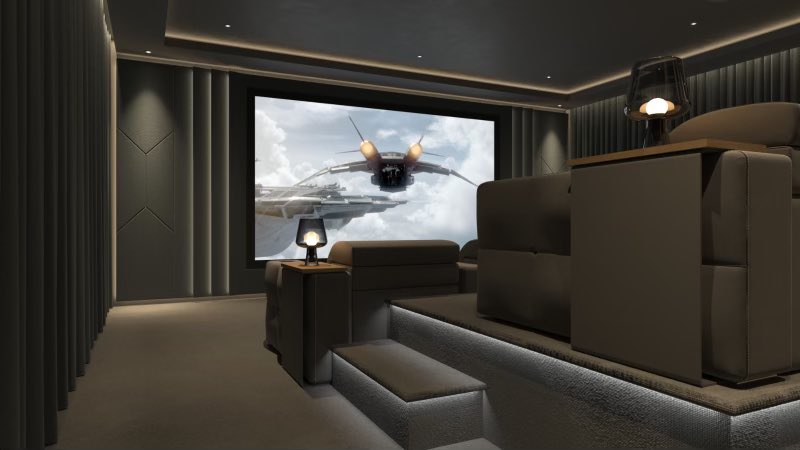 ModusCinemas's tweet photo. Our designers have been busy producing a #homecinema concept for an existing client in #essex. The room currently isn’t getting enough use following a recent extension and renovation works, and this will create a special place for the family to enjoy quality time together https://t.co/lw7eYAL5rp