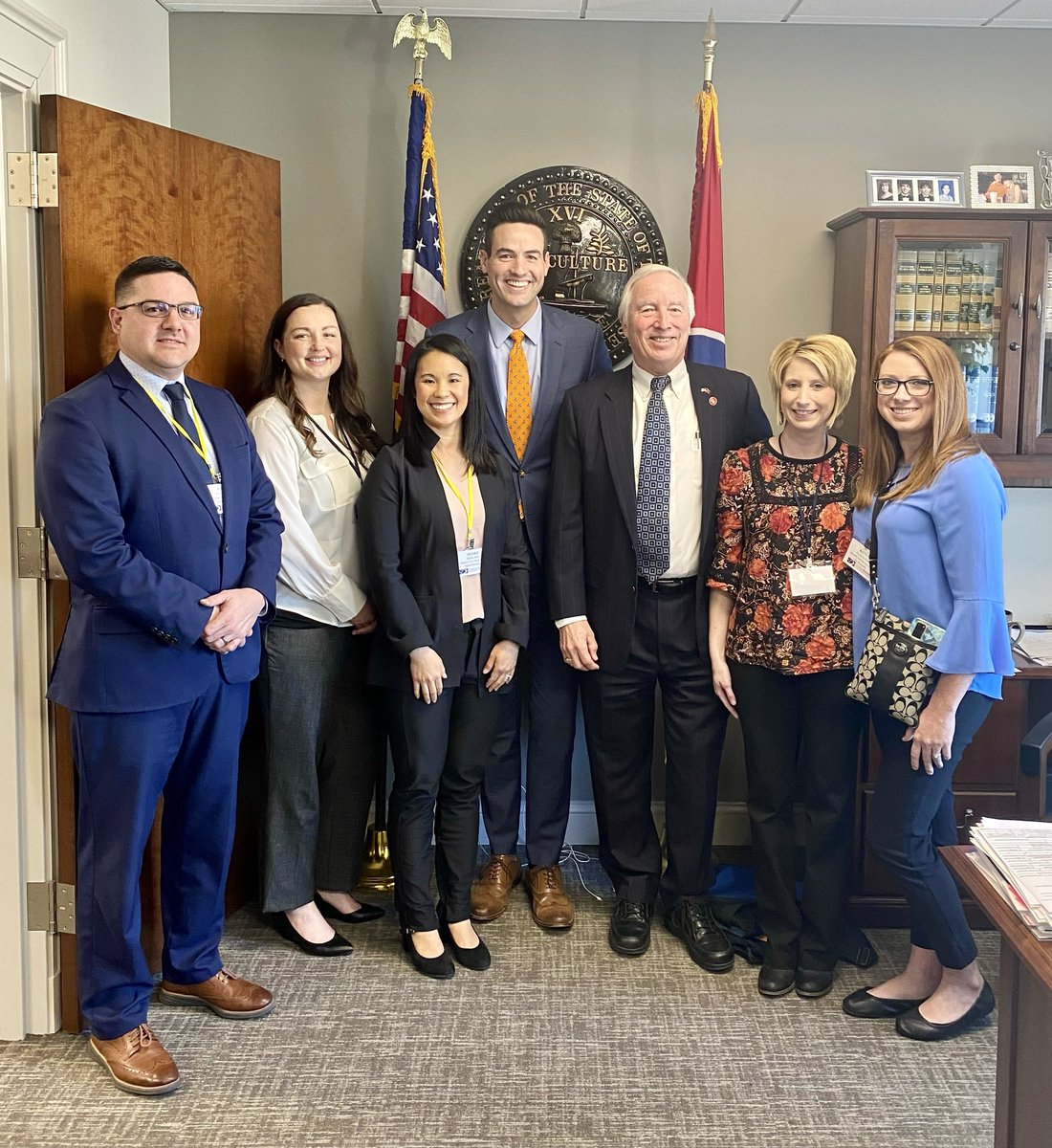 Thanks to Rep. Rush Bricken for meeting with #TNYoungBankers from Coffee and Warren counties. #DayOnTheHill