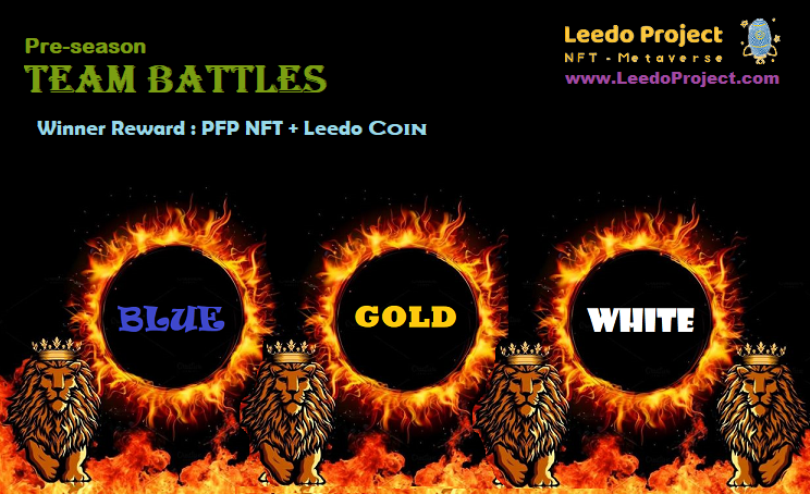 Leedo_Metaverse's tweet photo. Leedo Project is going to start Team Battle. Please join our discord server and check out the reward and more details.
https://t.co/a74fM1Afdk
https://t.co/xJDdVyN5Cl

#LeedoProject #NFT #TeamBattle #nftcollection #LeedoCoin #Giveaway https://t.co/dILP5cb6Vl