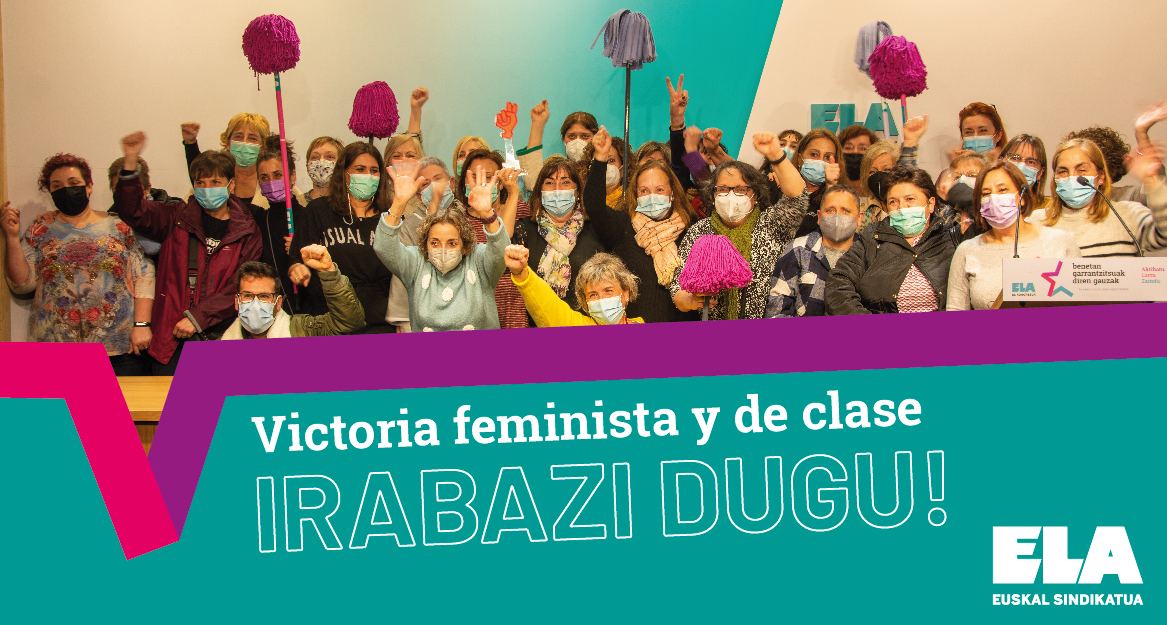 MRAFundazioa's tweet photo. Hoy venimos con buenas noticias: las trabajadoras de la limpieza de @ImqEuskadi ¡lo han conseguido!
Victoria feminista y de clase.
#EmanBostekoa garaipenari! https://t.co/SmI3L8adA1 https://t.co/hWIBsWKw8N