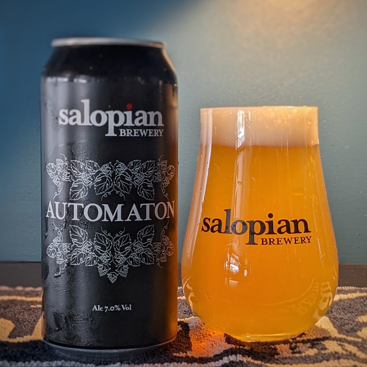 SalopianBrewery's tweet photo. Now Live on the webshop - the return of Automaton, our bold and very delicious 7% IPA.
Topped with a crisp white head, this refreshing golden beer delves into a long clean finish with flavours lasting long into the memory.
Enjoy.
#ipa #salopianbrewery #craft #beautifulbeers https://t.co/FKP1C1KpX2