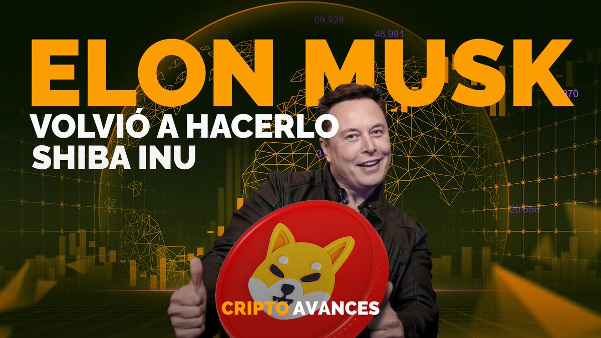CriptoAvances's tweet photo. 🤑ÚLTIMA HORA @elonmusk volvió a hacerlo con #ShibaInu
👇🏻No te pierdas mi último video👇🏻
#criptoavance #Criptomonedas #infocripto #criptomundo #trading https://t.co/th0CthEssZ