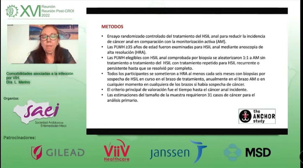 debatesvih's tweet photo. La doctora @LolaMerino6 se encarga de la última ponencia: "Comorbilidades asociadas a la infección por VIH". https://t.co/Np6hyNy5Ze
