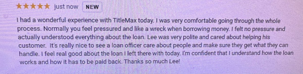 The power of words! Thankful for this customer’s genuine feedback! Come see me in Athens for any of your Financial needs! <a href="/BruceCantrell6/">bruce cantrell</a> <a href="/eubanks_vincent/">Vincent Eubanks</a> <a href="/TMXCompanies/">TMX Companies</a> <a href="/JimVaughanTMX/">Jim Vaughan</a>