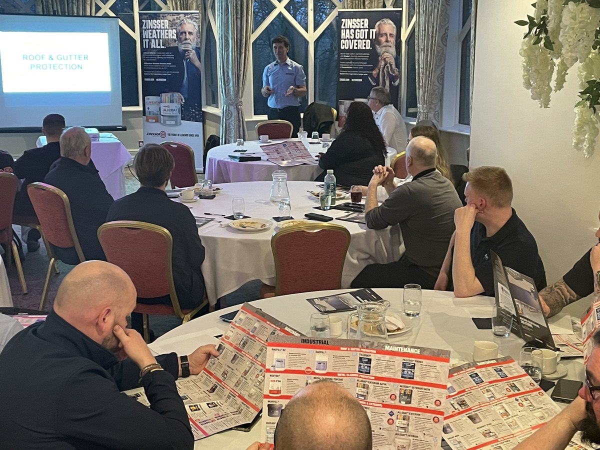 A fantastic turn out from <a href="/paintwellonline/">PaintWell</a> staff for <a href="/ZinsserUK/">Zinsser UK</a> <a href="/RustOleumEU/">RUST-OLEUM Europe</a> training evening. It was great to see how engaging the team were, even after a hard day in the branches.
