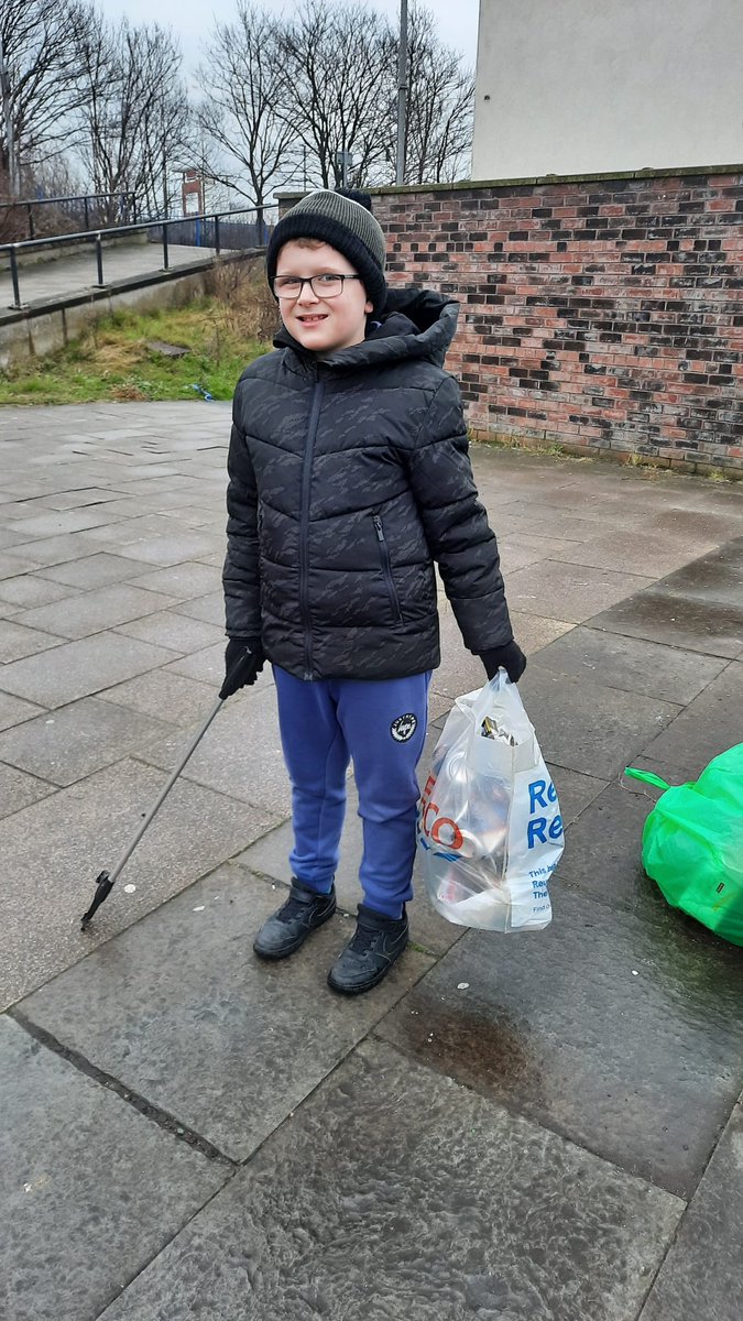 <a href="/RimroseHope/">Rimrose Hope</a> Jack has been litter picking for his first day of Lent #service