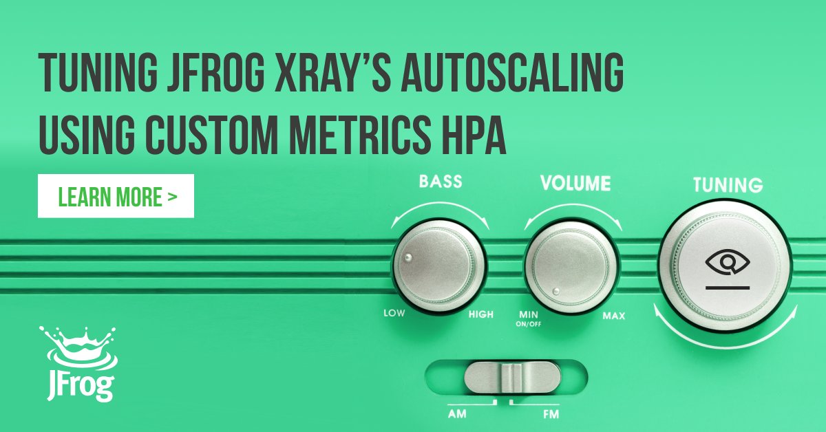 The autoscaling #cloud computer strategy allows us to dynamically adjust compute resources instead of responding manually. However, this approach is not without its drawbacks. Here's how to customize JFrog #Xray's autoscaling using custom metrics: jfrog.co/36Q9CcJ