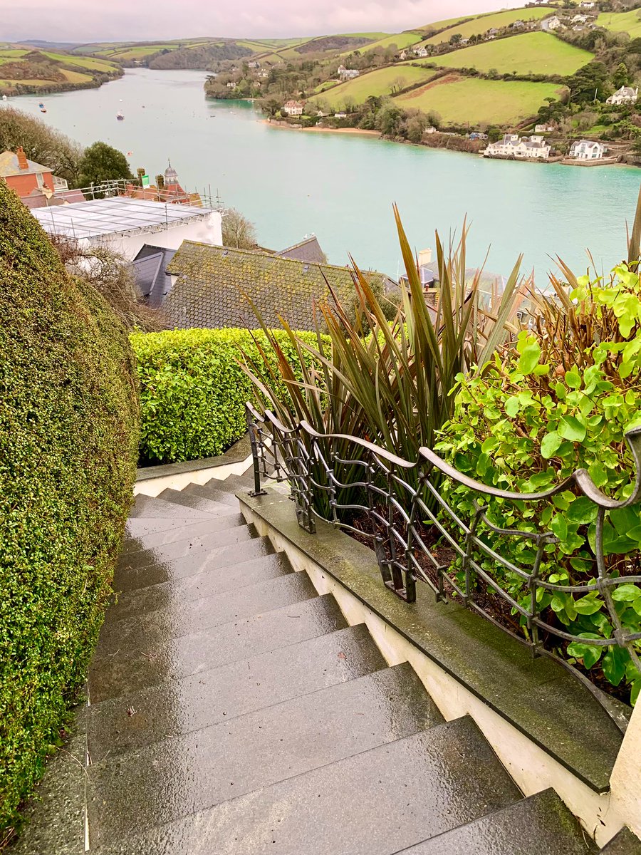 Coast Boast:  
Return visit to work on a project in Salcombe which I designed &amp; planted nearly a decade ago.