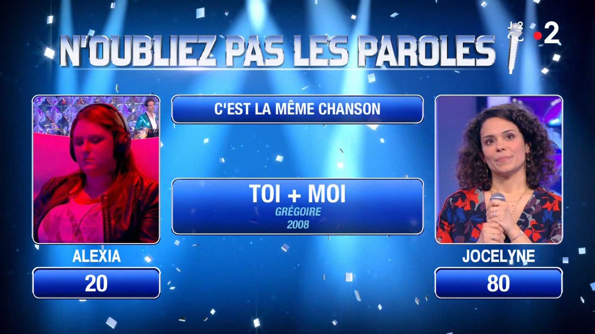 titi1960's tweet photo. #CestLaMêmeChanson du premier épisode de #Noplp de @nagui
319 mots a trouver #CestNaguiQuiLaDIt
#ToiMoi de @Gregoireoff https://t.co/oZecO3Lx5Y