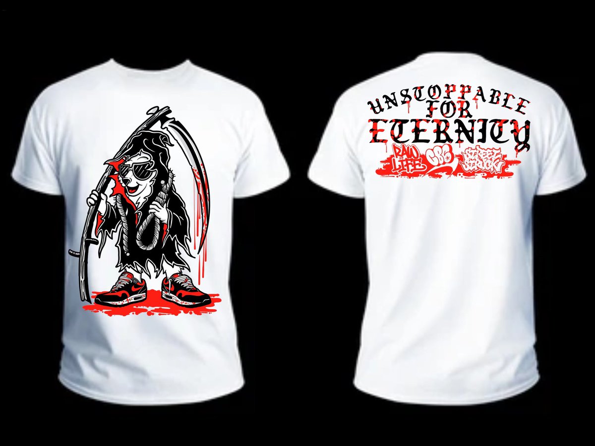 These are live now in our big cartel. Split shirt with <a href="/CB6HC/">Carried By Six</a> and <a href="/StreetStruckPA/">Street $truck</a> all proceeds going to a close friends family in a time of need. Grab one, or retweet.

rawlife77.bigcartel.com/product/unstop…