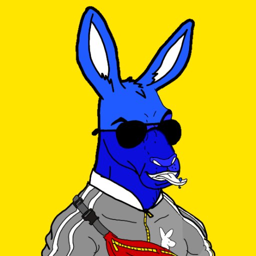 allmonkeysnft's tweet photo. Soon release of the "Kangaroo Jackson" collection! 
A nasty and bored kangaroo. 
Collection will contain rarity of colors and about 5 thousand items.
Artist - Jack
Team - All Monkeys NFT
#NFTCommunity #NFT #NFTs #digitalarts #BoredApe #KamgarooJackson #NFTGiveaway #nftcollector https://t.co/1ju7Rk0YQv