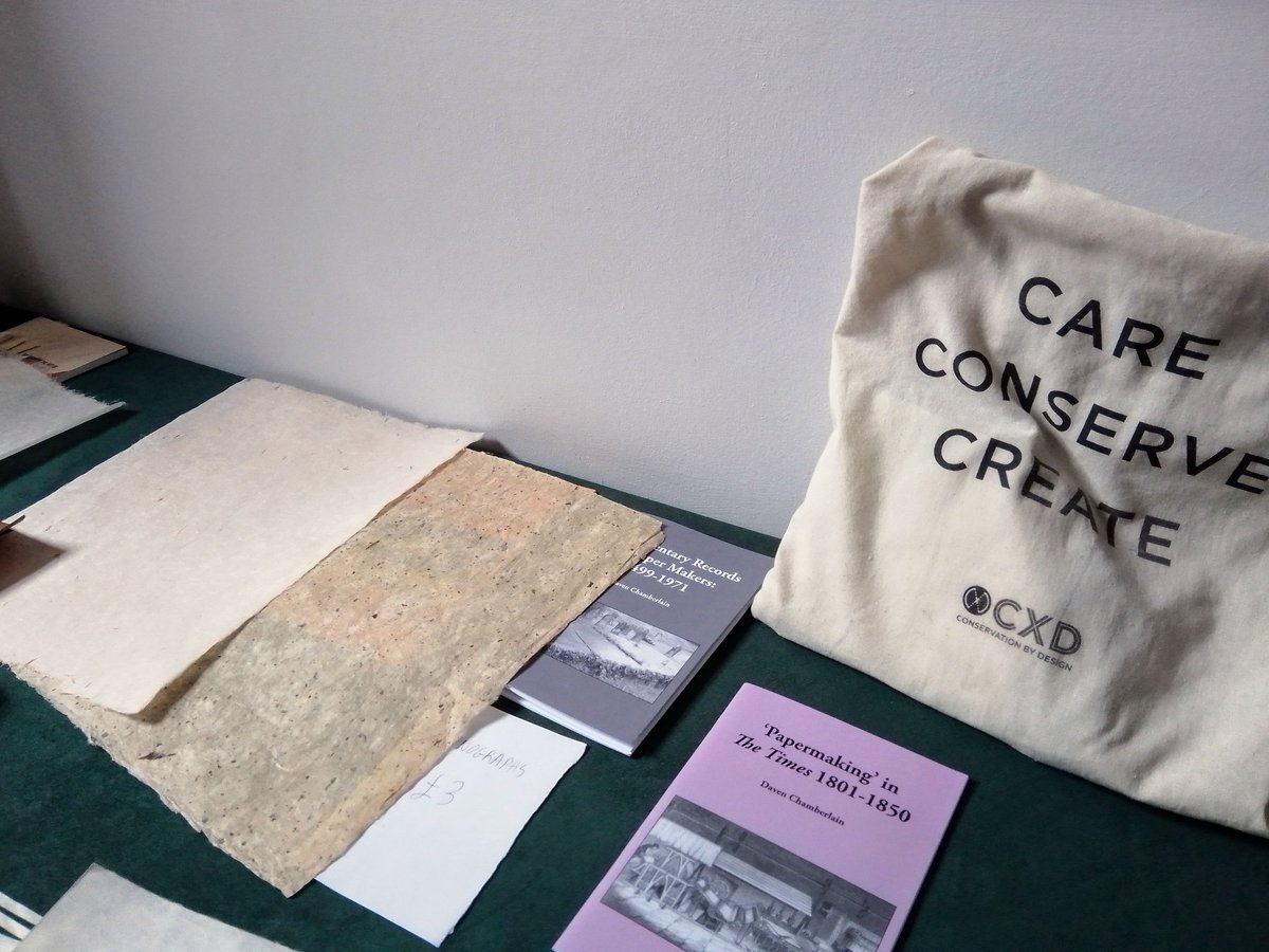 CXDLtd's tweet photo. #cxdbag having a day out at #baph Spring Meeting - talks on #papermaking #paperconservation #bookbinding https://t.co/vozo1CyT8U
