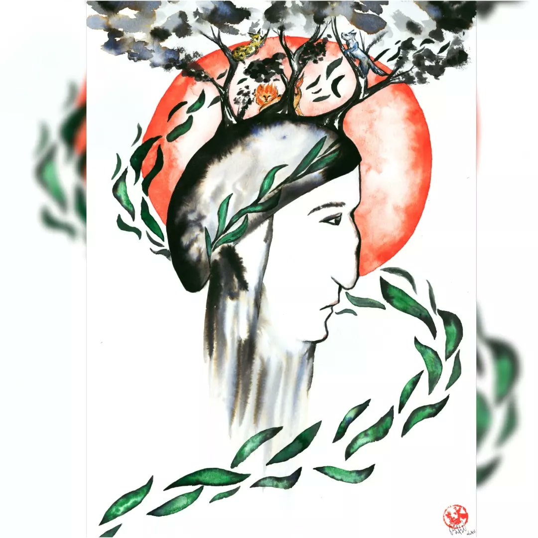 BibiUberti's tweet photo. Dante e le fiere
#beatricebibiuberti 
.
.
.
.
.
#dantealighieri #dante #danteinferno #inferno #ladivinacommedia #watercolor #watercolordaily #art #artist #illustration #italyart #sumie #japanink https://t.co/WeGBgoSgqI