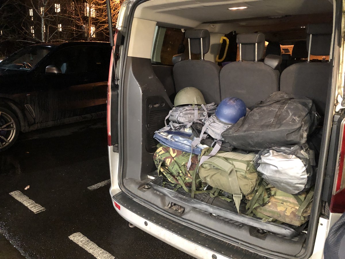 Three military veterans from Gloucestershire have been called "Angels" after they sourced helmets, body armour and medical kits for volunteers fighting to protect their towns and cities in Ukraine. The kit is now on its way to them. More with me tonight on BBC Points West