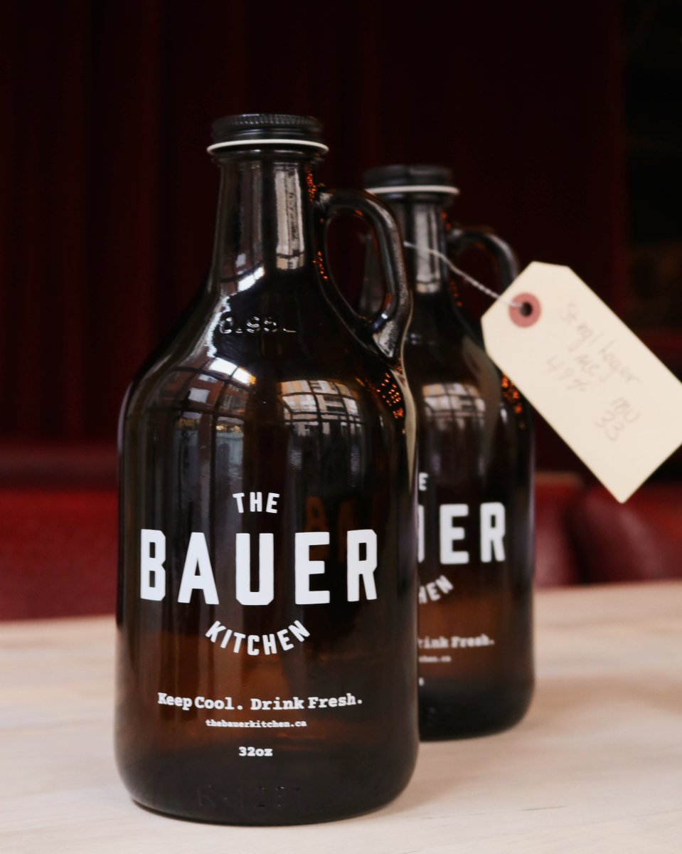 Consider this your weekly reminder to get your TBK growler refilled!
Visit thebauerkitchen.ca/online-ordering to view our selection of pours and place your order online for contactless, curbside pickup!
---
📸 <a href="/chloemc/">chloe cass</a>.photo 
#explorewr #curatedkw #supportlocal #waterloo #wreats #kwawesome