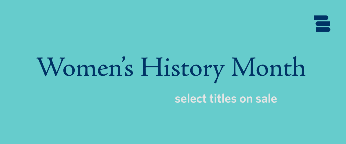 Happy #WomensHistoryMonth! We're kicking off the month with a $10 paperback sale. Use code WHM10 through 3/13: psupress.org/two_week_sale.…