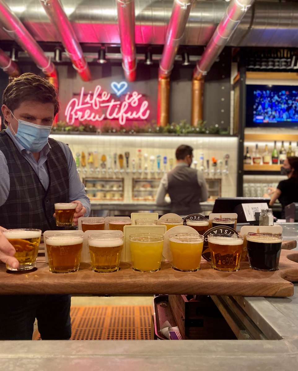 We sense a Beermageddon Paddletron 3000 in your future 🔮
--
-&gt; -&gt; 5oz X 30 of our static pours on tap!
*minimum 4 people required to purchase*
📸 @zekelet
#beertownpublic #drinklocal #eatlocal #ontariocraftbeers #drinkbeerfromhere