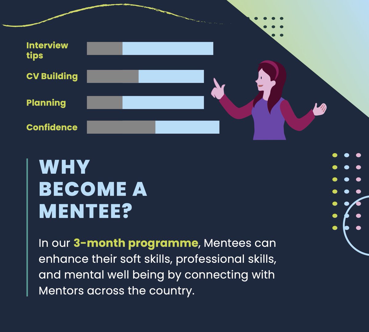 BPF_UK's tweet photo. Why Become a Mentor?
Our free programme is tailor-made to your needs &amp; gives you the chance to work w/ your Mentor to targets the areas of growth that you define.💪

Don't miss the chance to learn from leaders in your community.
Sign Up here: https://t.co/SElUriF04j https://t.co/7nGGmtZJrx