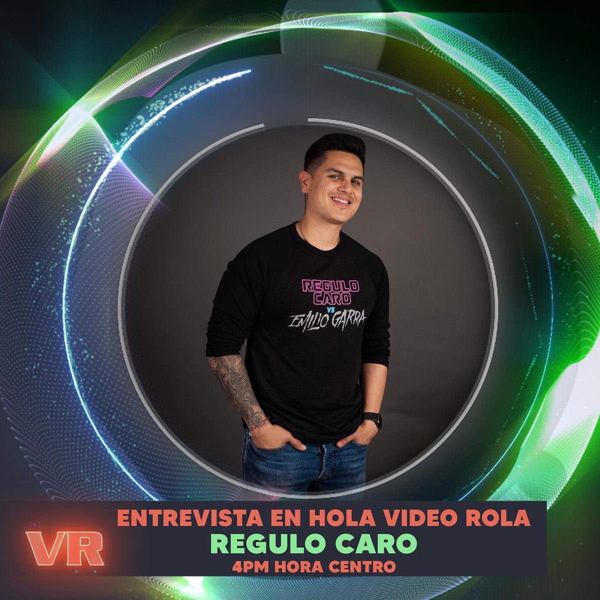 videorolavr's tweet photo. Mitad de semana y en #HolaVideRola, van a llover estrellas porque HOY nos acompañan @ReguloCaro, @yochuylizarraga, @Alanpinedaofi y @jovannycadenaa 🔥

¡No te lo puedes perder a las 4PM hora centro de México! 

#VideoRola #Regionalmexicano #Vr #Músicaparatusojos https://t.co/wTxJhymDLr