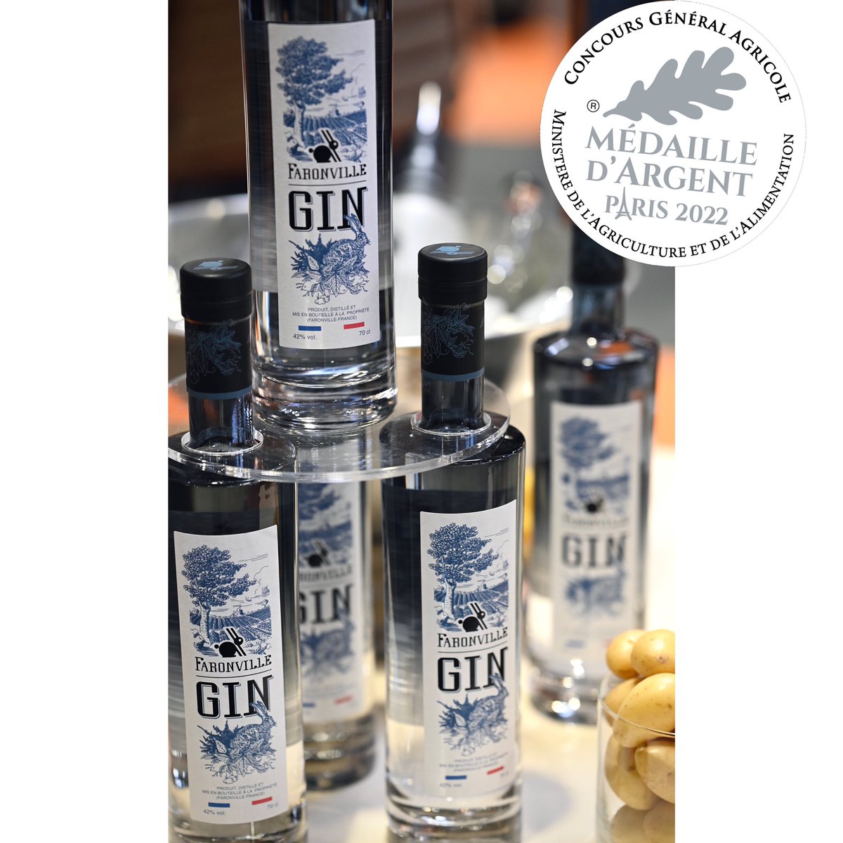🥈 Nous sommes très heureux d’apprendre que notre #Gin @faronville a obtenu une médaille d’Argent au <a href="/cga_paris/">Concours Général Agricole</a> 2022 du <a href="/Salondelagri/">Salon International de l'Agriculture</a> 🤗