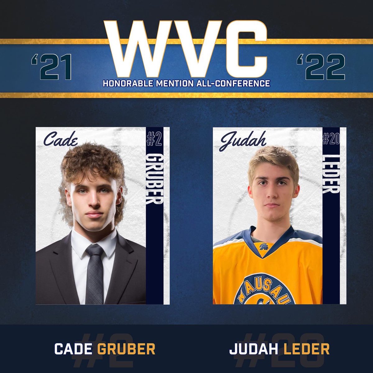 WW_Hockey's tweet photo. CONGRATS TO OUR #WWHOCKEY Warriors who are 2021-2022 WVC All-Conference Selections!
1ST TEAM: @TyCleveland06, @adamprokop_ , Thomas Gerum
2ND TEAM: @GrantHalmstad
Honorable Mention: @CadeGruber, Judah Leder
WVC PLAYER OF THE YEAR: Adam Prokop @WarriorsAthDept #WIAAHOCKEY https://t.co/AfN3uMWeyI