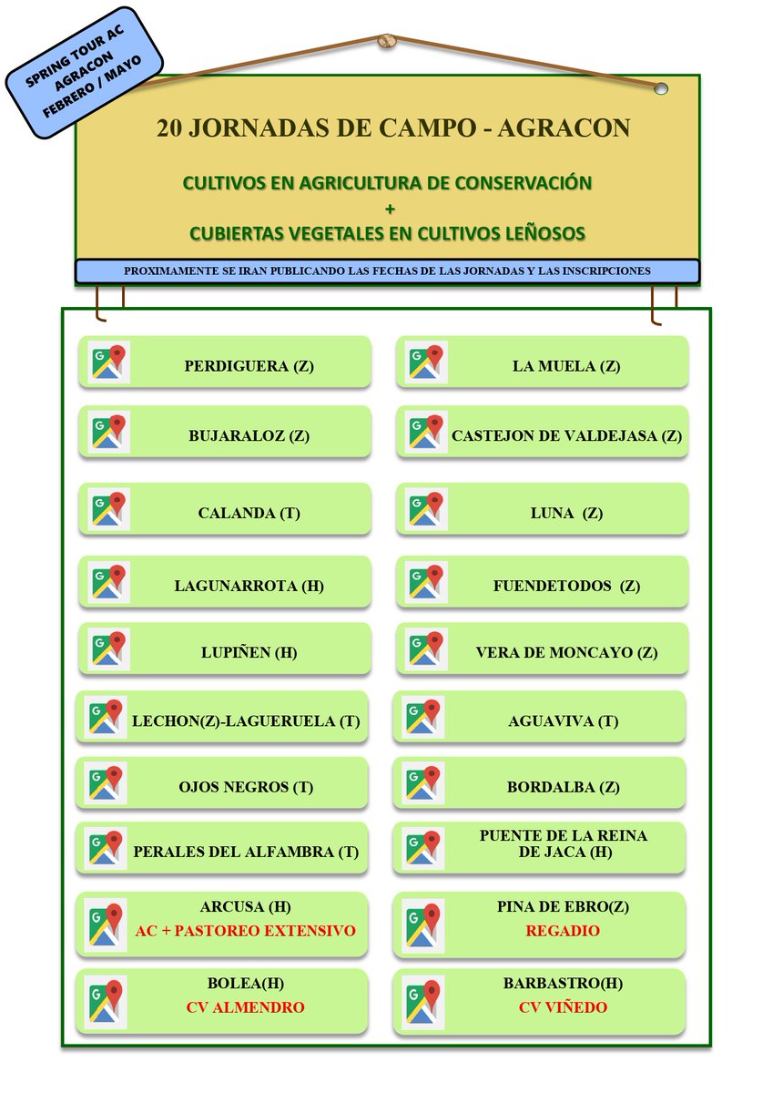 AGRACONolaboreo's tweet photo. 📅 Jornadas @AGRACONolaboreo #SpringTourAC
2⃣0⃣ visitas a explotaciones en AC por todo Aragón
Nuevas fechas:
📍Lagunarrota (8/03) https://t.co/P9BBBmYbUX
📍La Muela (10/03) https://t.co/ejGATIRqBC
Os esperamos!! https://t.co/aSRbkhvcjn