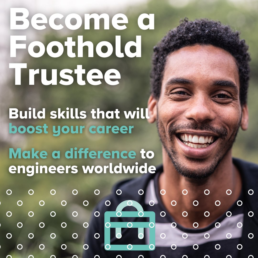 Are you experienced in strategic IT or professional fundraising? Want to make a difference to global engineers? Then you could be the person we’re looking for!

We’re recruiting for 2 new Trustees – learn more and APPLY TODAY 👇

myfoothold.org/get-involved/b…

#Job #Engineering <a href="/TheIET/">The IET​</a>