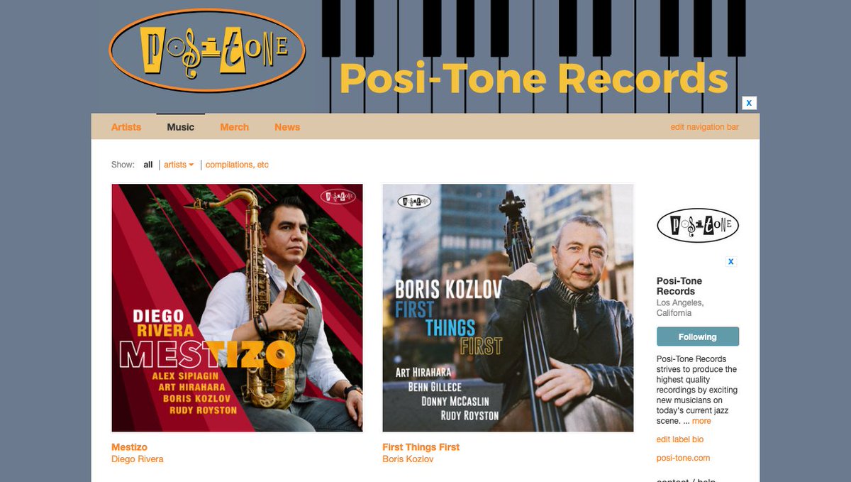 Join our mailing list and follow us on #Bandcamp for all the latest news and discount codes 🎶

mailchi.mp/posi-tone/sign…

positone.bandcamp.com/follow_me