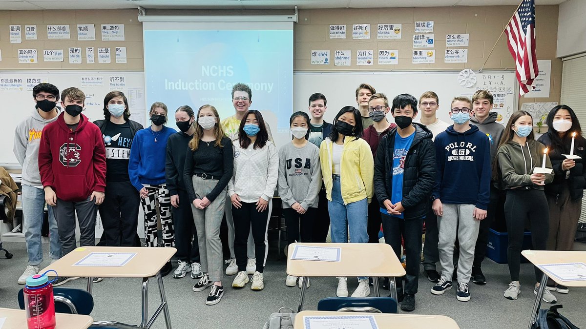 Let’s welcome these 21 new members in National Chinese Honor Society! Let’s make the coming years count, folks! 🏅🏅🏅Special shout out to <a href="/BDWilch/">Brian Wilch</a> <a href="/dailydoseofcuva/">Mark Cuva</a> for participating in this year’s induction ceremony!