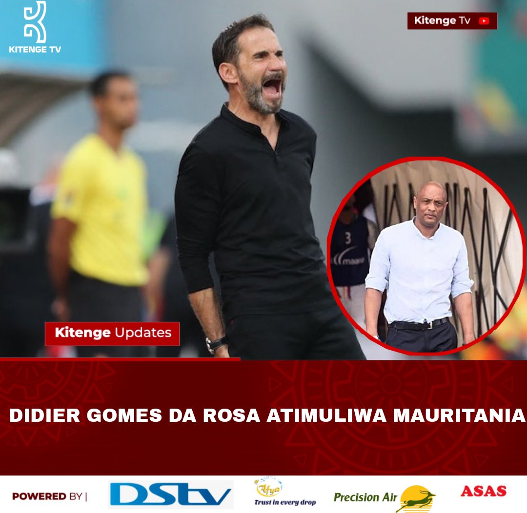 BREAKING: Aliyekuwa kocha wa Klabu ya Simba SC, Didier Gomes Da Rosa ametimuliwa kama kocha mkuu wa timu ya Taifa Mauritania kufutia mwenendo mbaya wa timu hiyo katika michuano ya AFCON 2021.

Kocha wa zamani wa Comoros, Mfaransa Amir Abdou (49) ameteuliwa kuziba pengo la Da Rosa