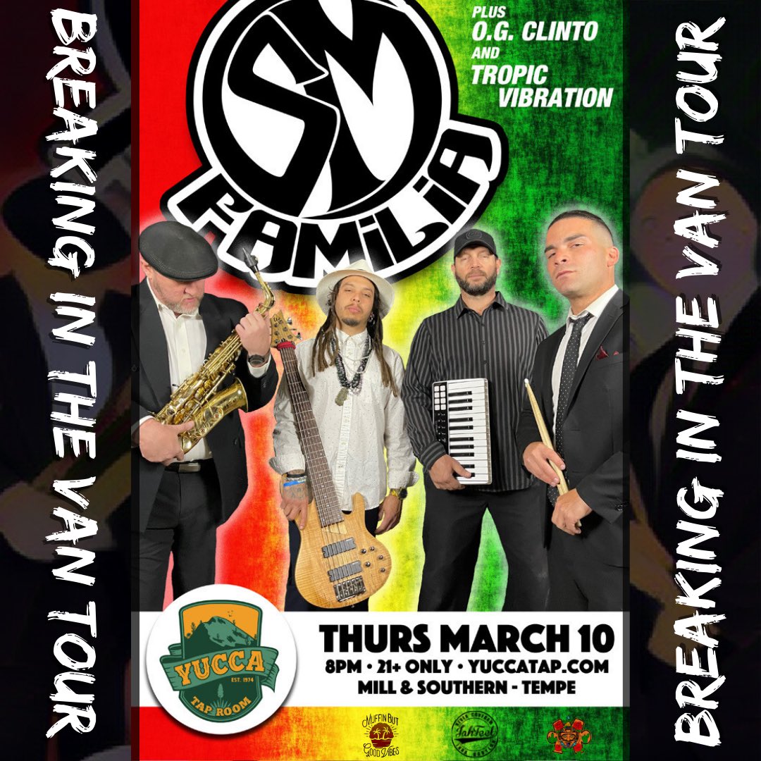 Arizona!!  Pura Raza in la Casa!
Latin reggae happening here next Thursday!!
#latinreggae #lafamilia #tourlife