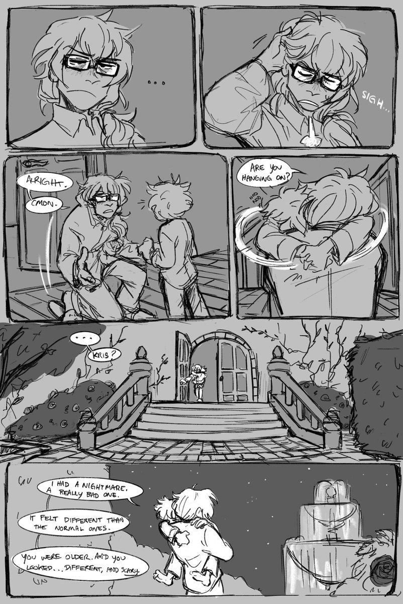 Kristoph and Klavier Gavin, ages 7 and 16 (part 1/2)

This was for a gift exchange and it ended up being 5 pages because I love the baby Gavins 