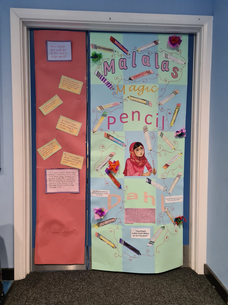 harlesdenschool's tweet photo. First #WorldBookDay classroom door complete on our theme of equality, diversity and individual liberty... @Malala #books #britishvalue #reading https://t.co/dKV5K5vG1x