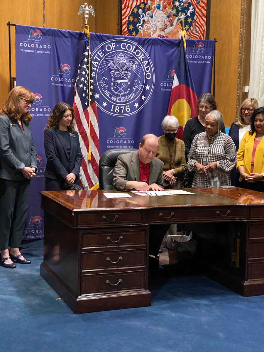 EmilyForCO's tweet photo. The CO Department of Early Childhood now officially exists! We are creating a unified early childhood system that improves the lives of our families, educators and providers in CO! 
Coming soon - universal, voluntary preschool for the '23 school year. #COLeg #COPolitics https://t.co/sILn12UgjI