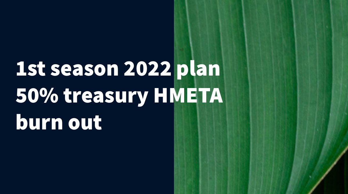 HMETA 1st season burning plan