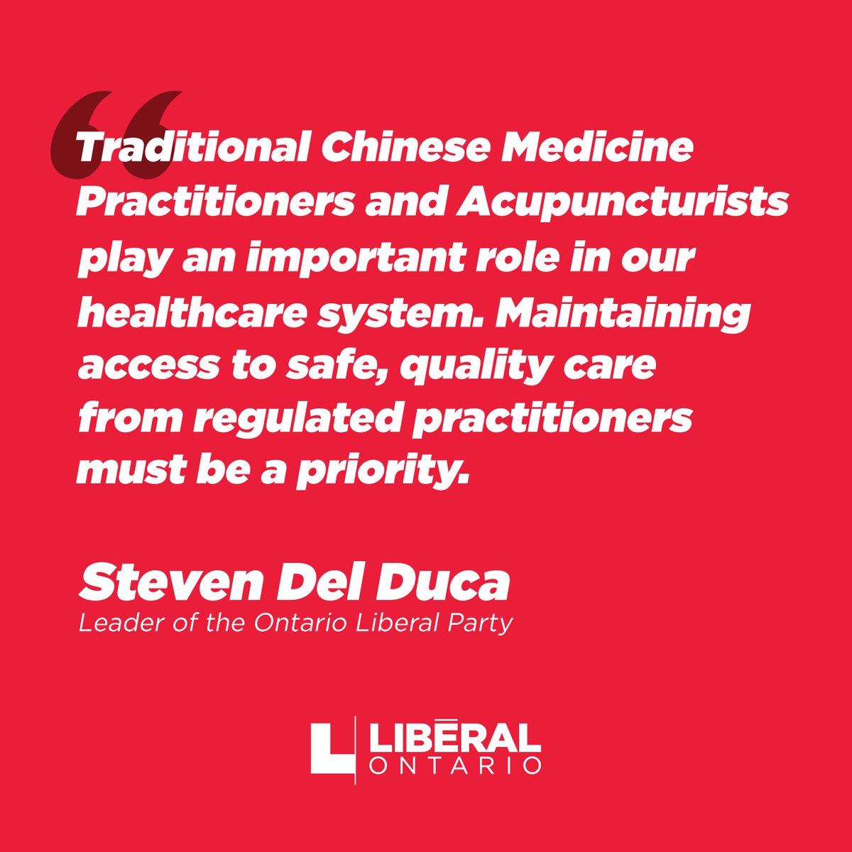 StevenDelDuca's tweet image. Doug Ford's surprise deregulation of acupuncture &amp;amp; Traditional Chinese Medicine means these health services won't be covered by many health plans. Their failure to consult with all those impacted was disrespectful and wrong. This decision should be reversed immediately. #onpoli