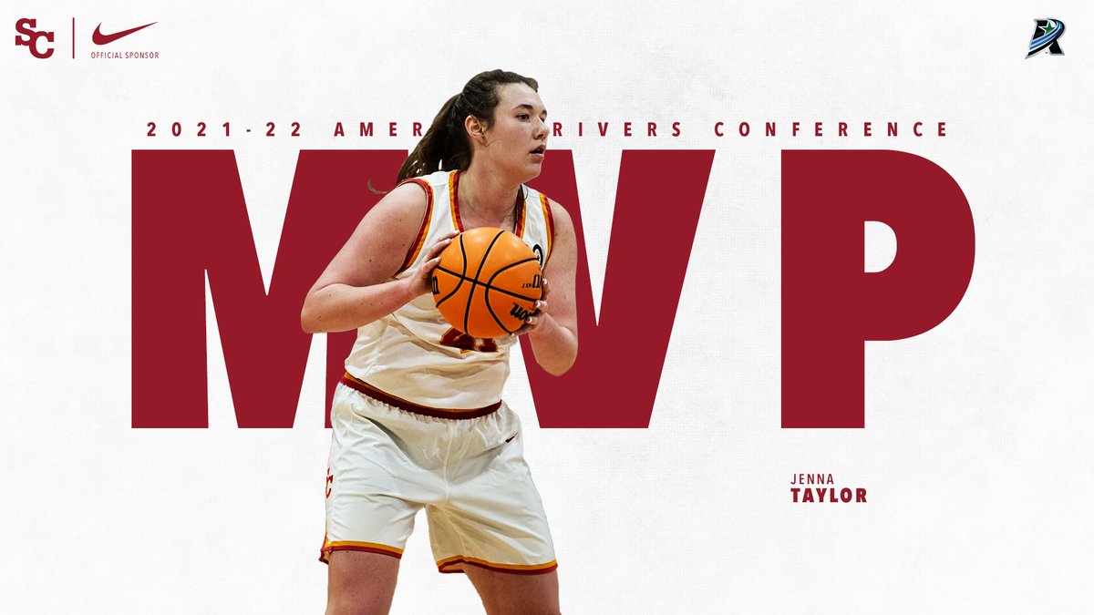 For the second year in a row, Jenna Taylor is your <a href="/AmerRiversConf/">American Rivers Conference (A-R-C)</a> MVP!

Jenna averaged 15.4 points and 8.9 rebounds during the Storm’s second straight undefeated conference season. She’s the first <a href="/SCStorm_WBB/">Simpson Women’s Basketball</a> player to earn multiple MVP honors. 

#ONESimpson | #rollriversWBB