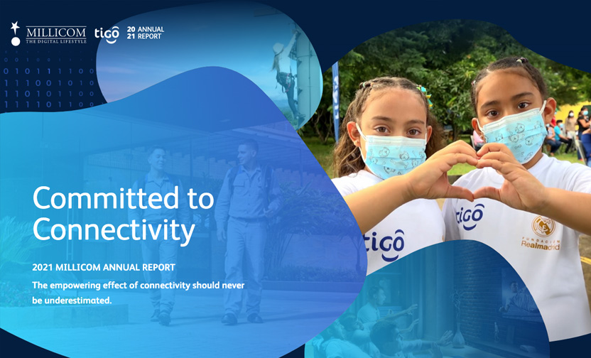Millicom's tweet photo. PRENSA: @Millicom El Informe Anual 2021 destaca el compromiso con la conectividad y todo lo que ésta proporciona. https://t.co/rQiDDa5qgS
#Millicom #Tigo #AnnualReport #CommittedToConnectivity https://t.co/OjYVxmnQHB