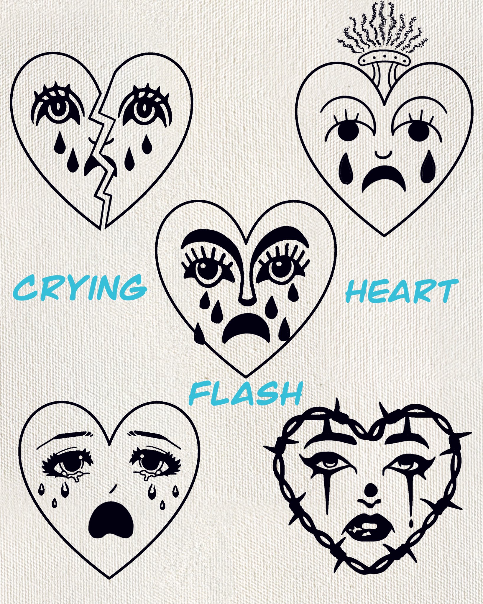 Crying Heart Tattoo Meaning Read This Before Getting One