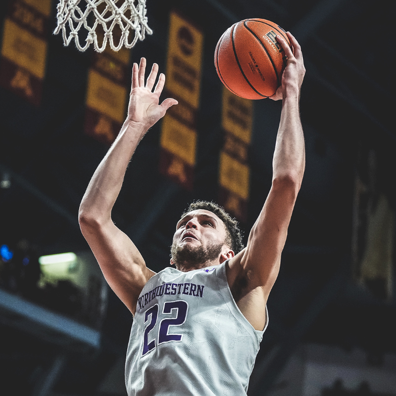 NUMensBball's tweet photo. Help us honor our three seniors before this Sunday's game against Minnesota ‼️

🏀 Ryan Greer
🏀 Pete Nance
🏀 Elyjah Williams