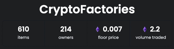 Yesterday we were happy about 1 ETH Volume....
Now it is already 2.2 ETH!!!
And we're in the top 50 #Polygon collections!
👉 opensea.io/collection/cry…

As thanks we giveaway 1 🎟️:
Like, Retweet, Follow &amp; Tag 3 #nft interested persons