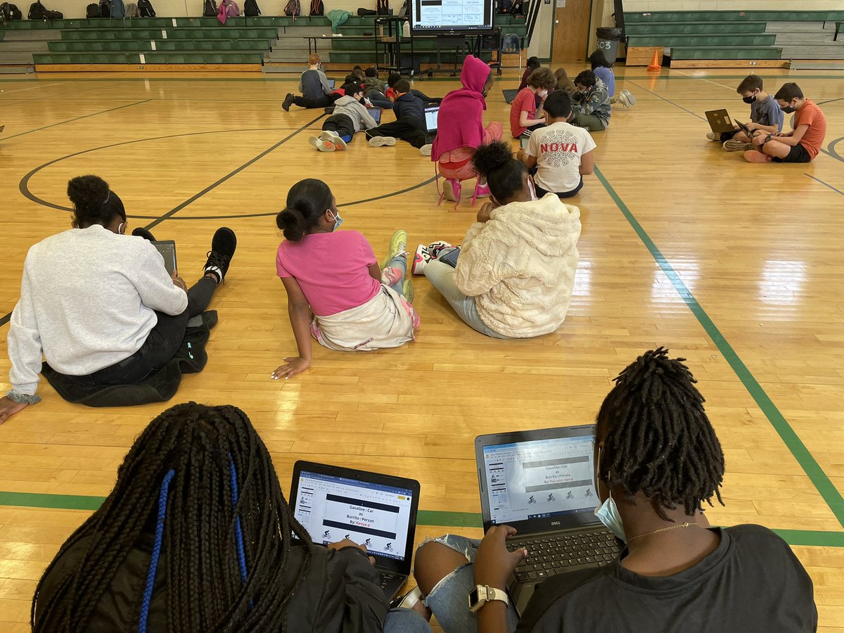 K_M_Hinchcliff's tweet photo. I loved seeing @WMS_maliklb and Ms. Harris’s 6th grade classes design burritos to meet caloric fuel needs to cycle from @WilderMiddle to @KingsDominionVA! #NutritionMonth https://t.co/jbtL08mAtW